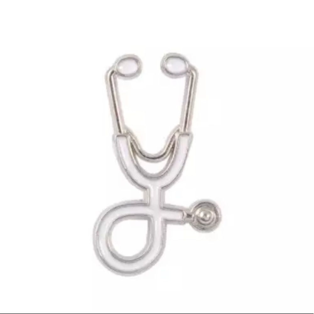 New stethoscope HERO Doctor Nurse Pin Brooch gift